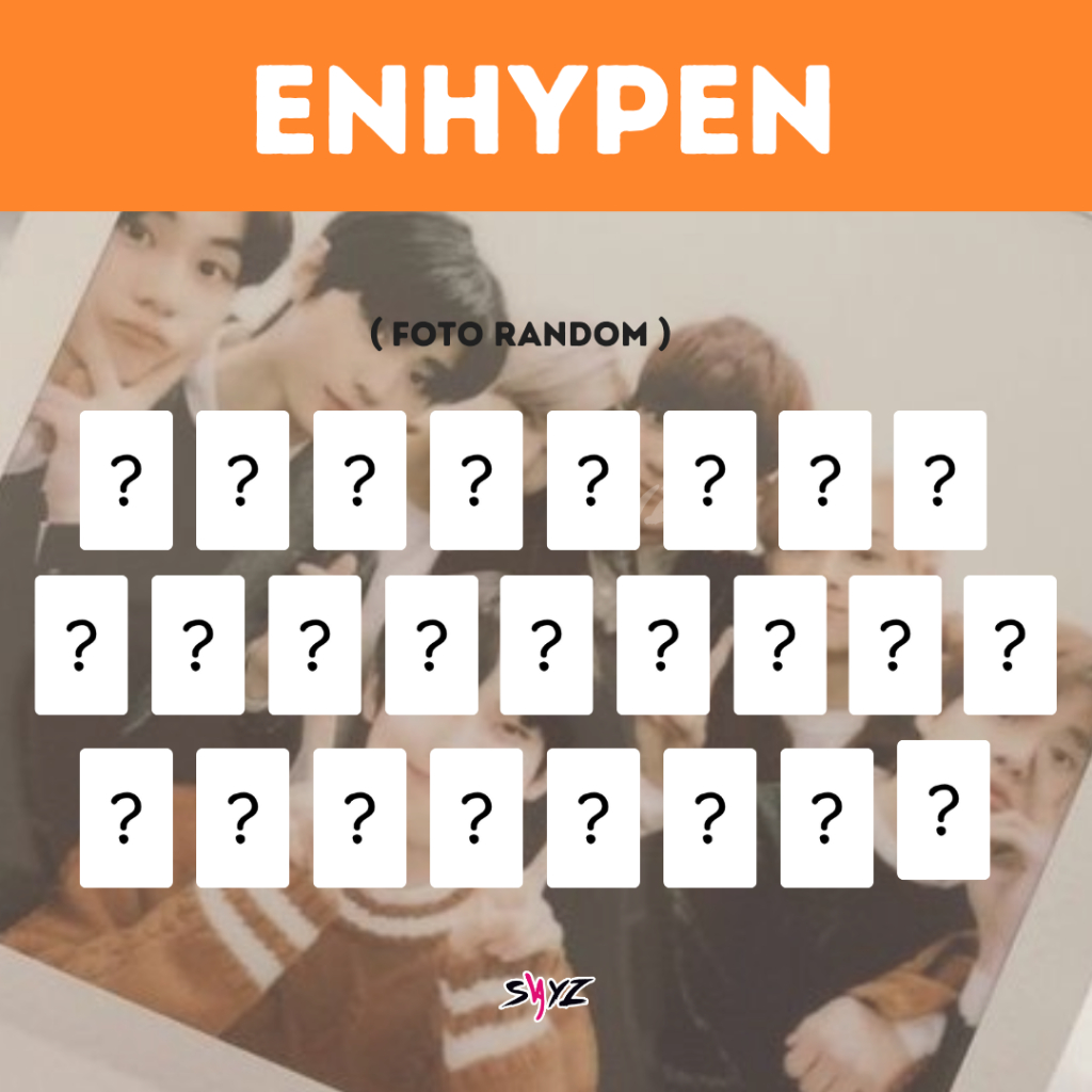 [ READY ] Enhypen Photocard Set - isi 25pcs - Sunoo Heeseung Jake Jay Niki Sunghoon Jungwon  - pc se