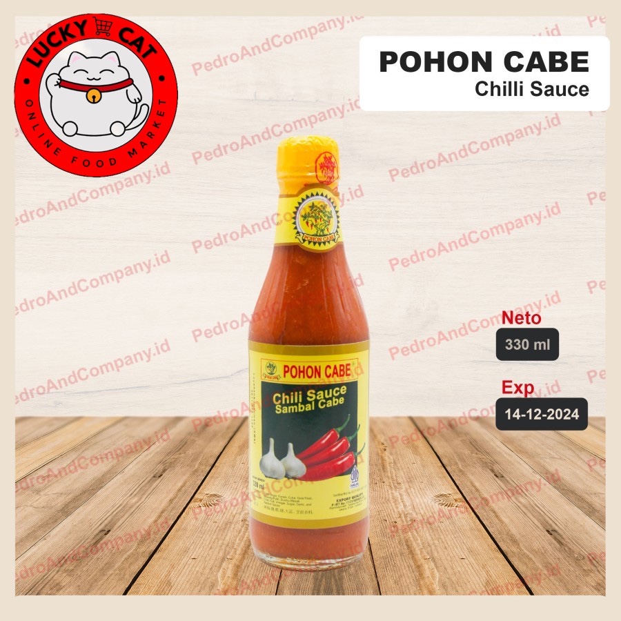 Sambel pohon cabe 330 ml cabe saos cabai sambal cocok mie