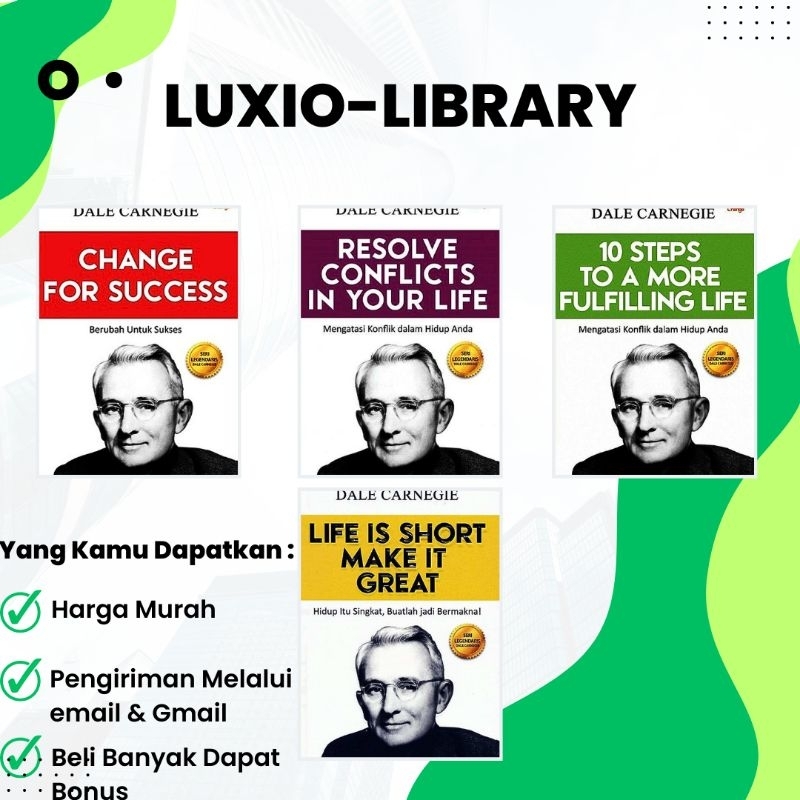 

Paket Lengkap Dale Carnegie Mindset Menuju Hidup Yang Lebih Baik