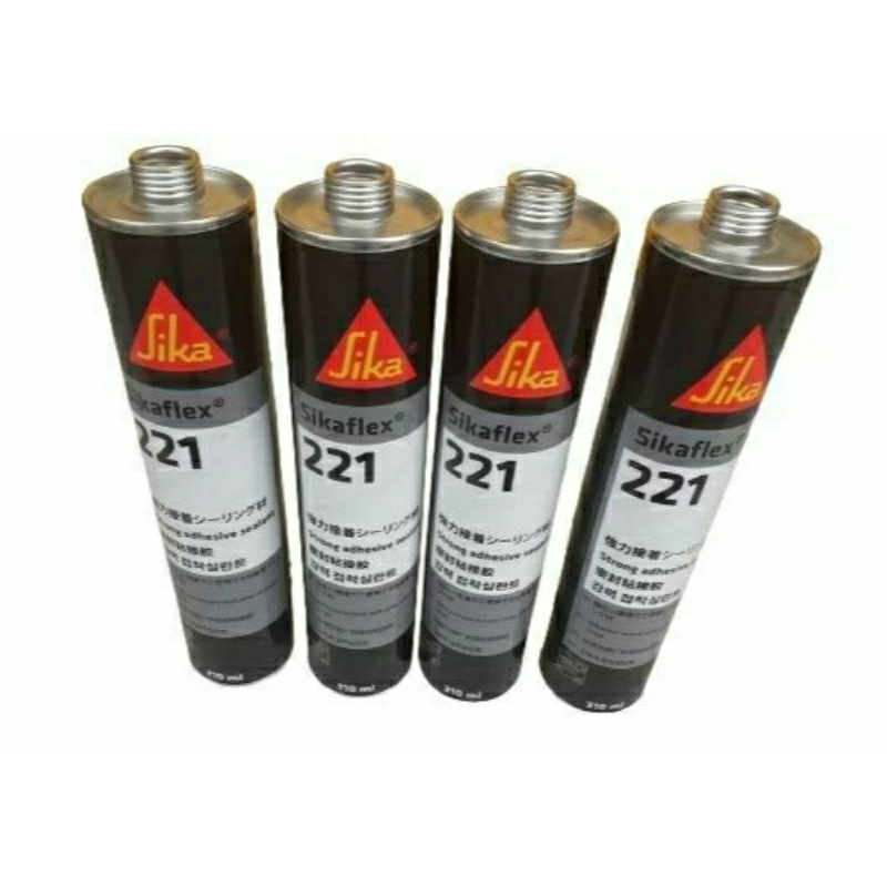 Sikaflex / Sika 221 polyurethane sealant/ Lem Perekat Kaca/Body Mobil 310ml