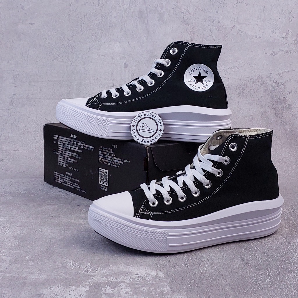 Converse Chuck Move Platform High Black White