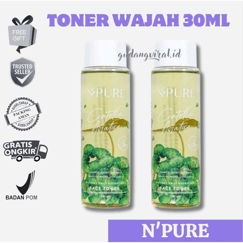 -GV- [30ML] TONER NPURE 30ML FACE TONER NPURE CENTELLA ASIATICA 30ML