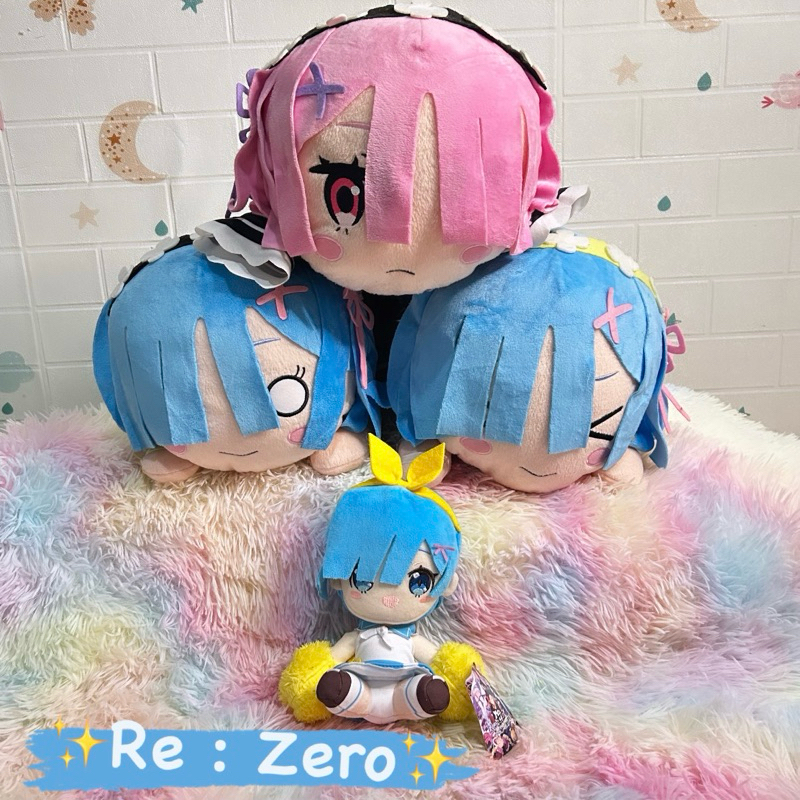 Boneka Anime Re: Zero - Starting Life In Another World Plush | Boneka Rem Ram Plush