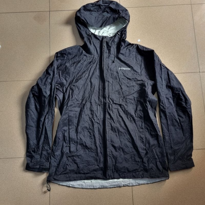 patagonia h2no packable jaket black
