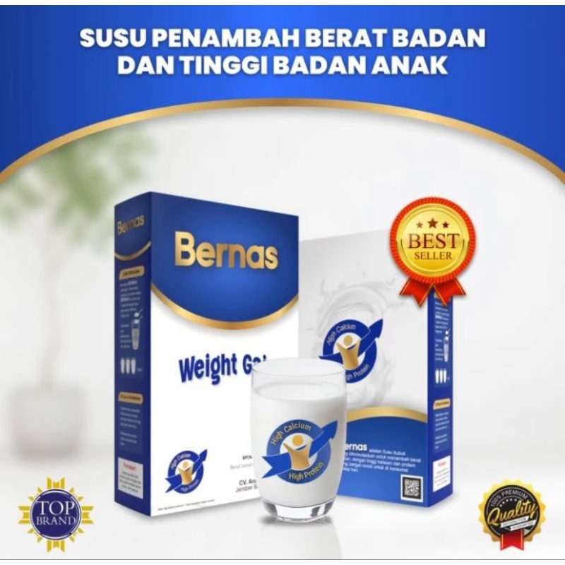

Susu Penambah Berat Badan Dan Tinggi Badan Anak Bernas
