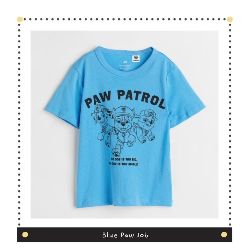 KAOS ANAK HNM / BAJU ANAK LAKI-LAKI / PAW PATROL / HM BOYS TEE 05