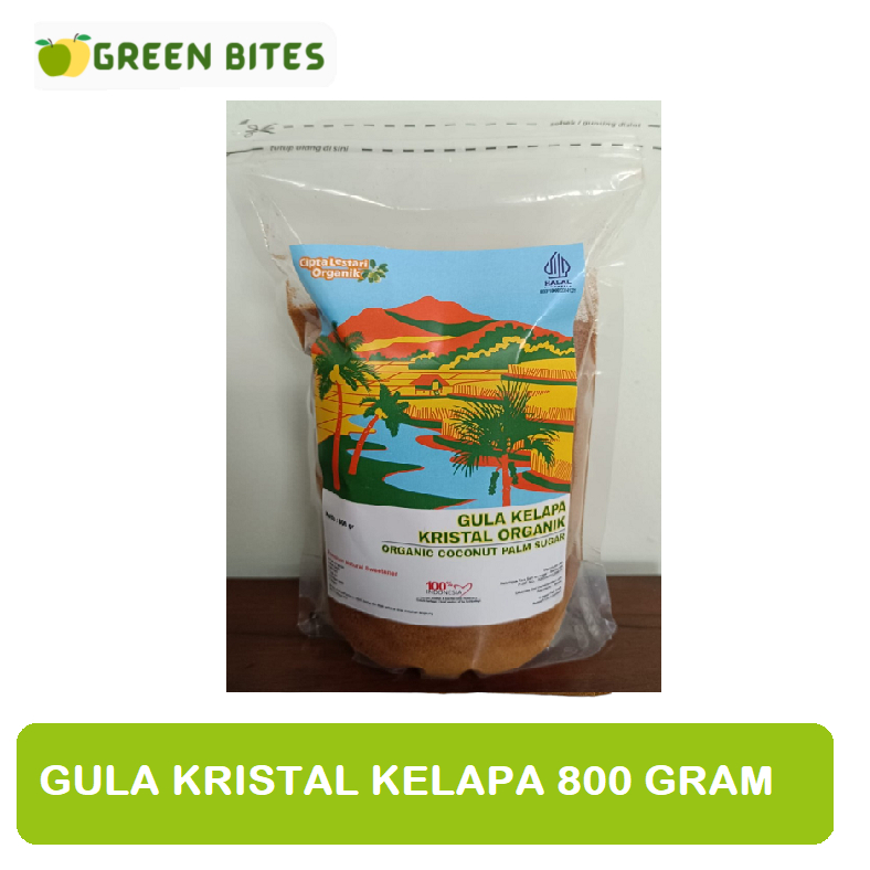 

GULA KELAPA KRISTAL ORGANIK 800 GRAM