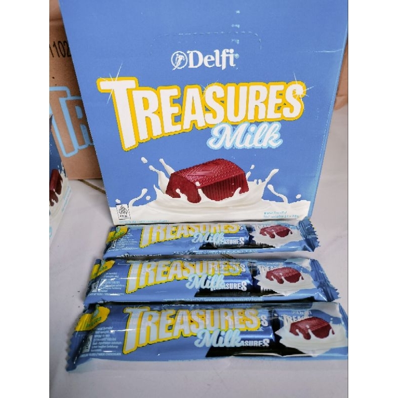 

DELFI TREASURES MILK/PER BOX ISI 24 stik