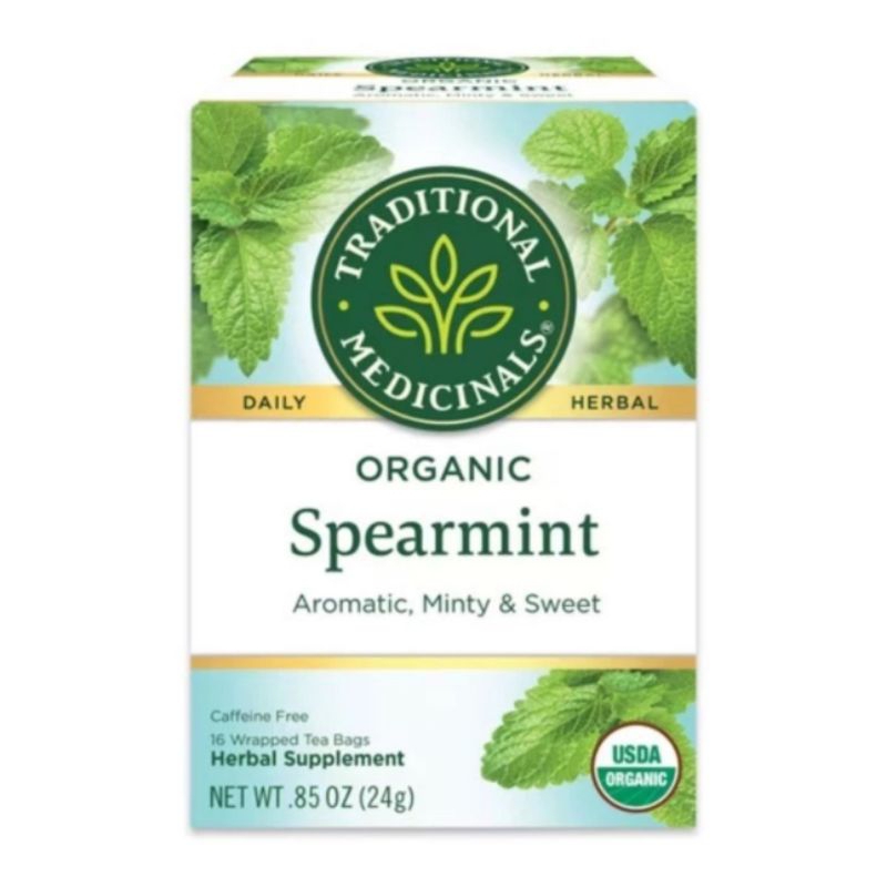 

Traditional medicinals 24gr 24 gr organic spearmint tea no caffeine