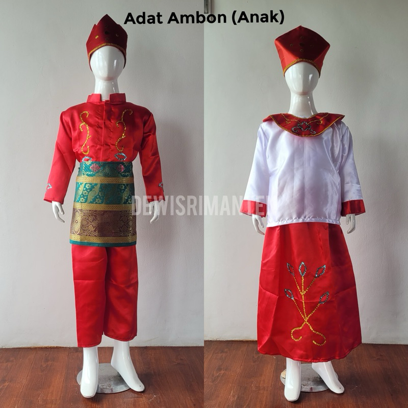 baju adat anak ambon
