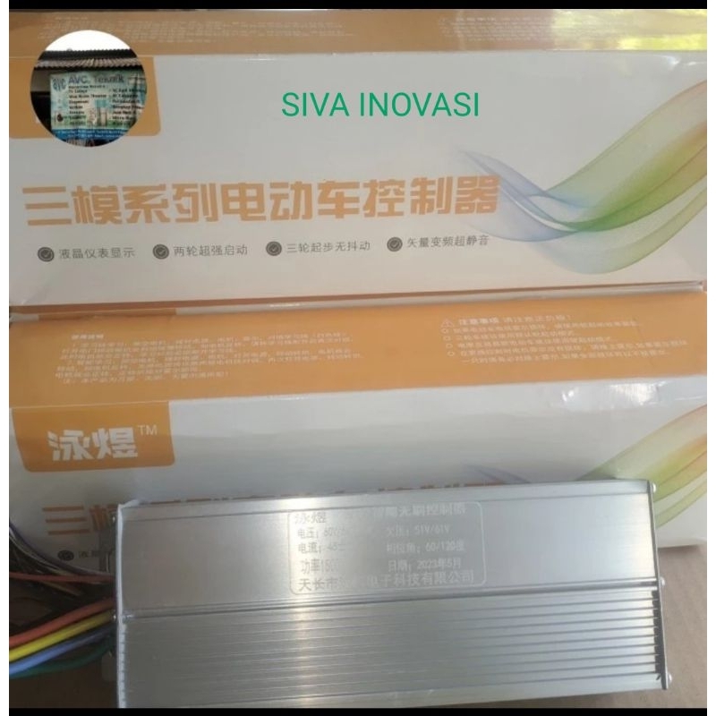 kontroller motor listrik 60v, 72v 1500watt universal bldc