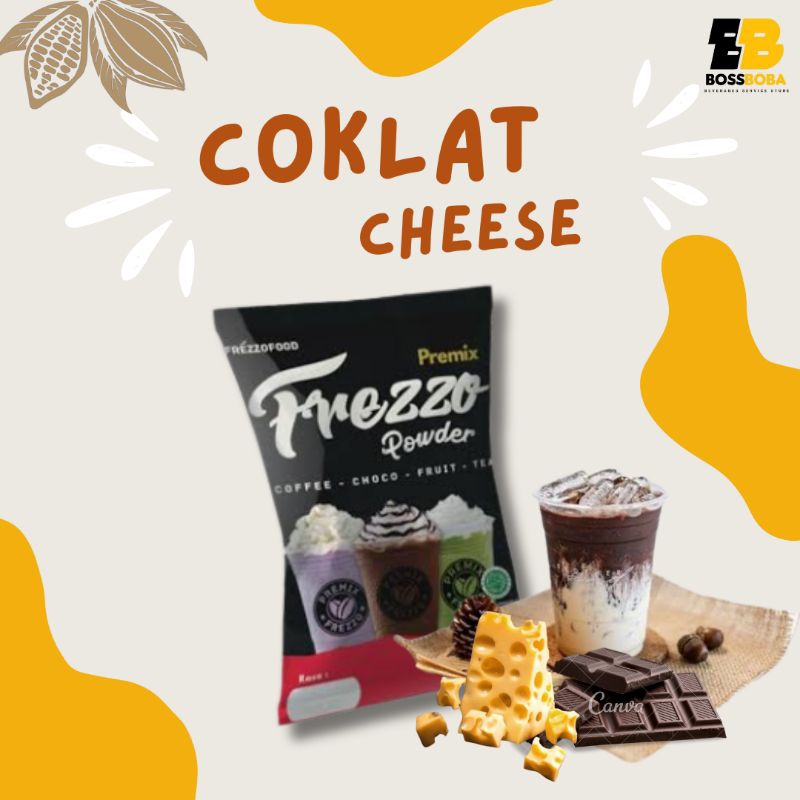 

Bubuk Minuman Rasa Cheese Coklat Premix Frezzo Powder Drink 1kg/Minuman Kekinian Murah/Bossboba