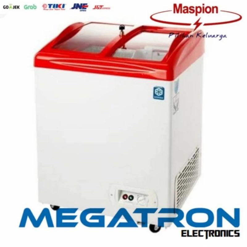 Chest Freezer Maspion UFH 100 Peti Es Krim Kaca 100 Liter