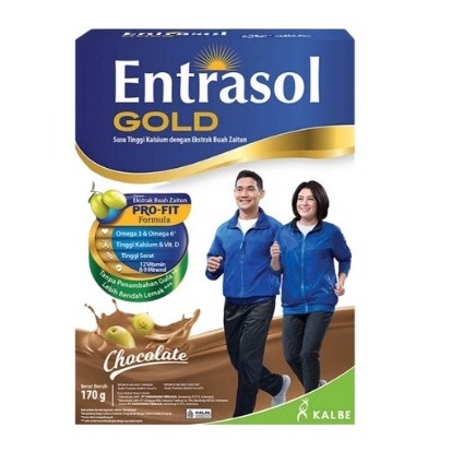 

ENTRASOL GOLD PRO-FIT RASA COKELAT 170 GRAM BOX