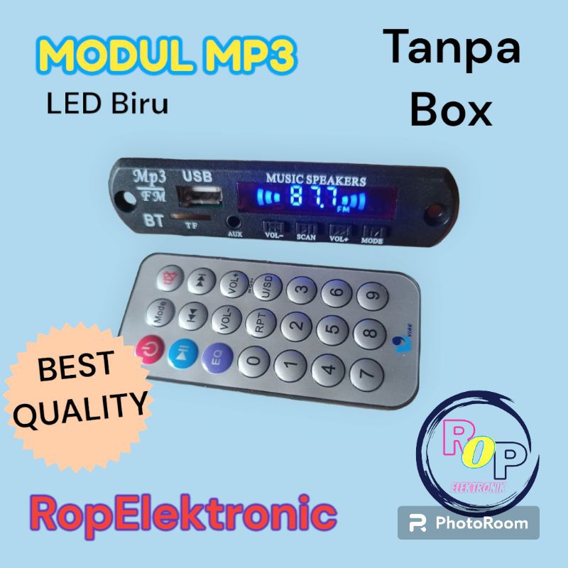 Modul MP3 Kualitas Bagus LED Biru Merk VISERO/VIRE/ORD