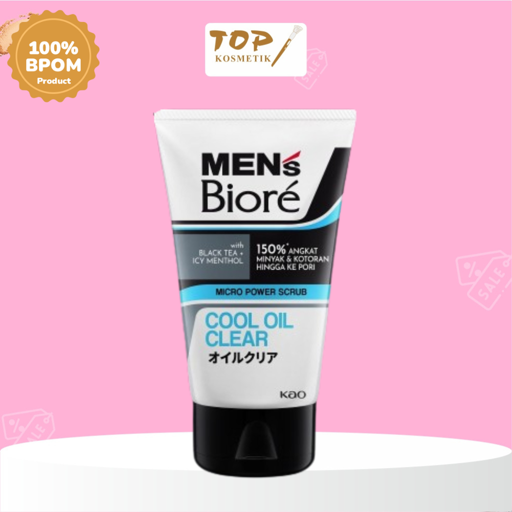 ~TOP~ BIORE MENS COOL OIL CLEAR FACIAL FOAM