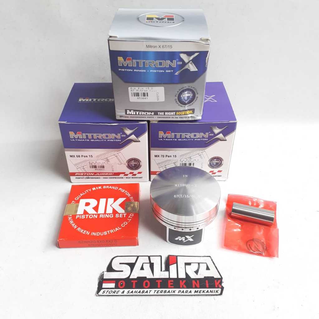Piston Seher Seker Kit Set Mitron X Pin 15 Diameter 66 67 68 70 mm Mitron X
