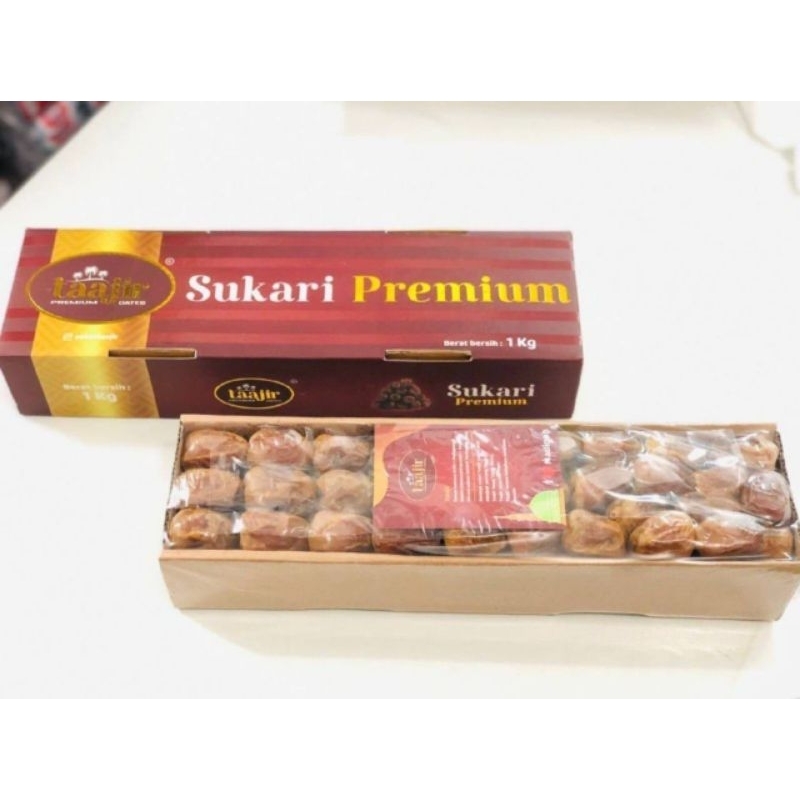 

Kurma Sukari Taajir Premium Kemasan 1 KG