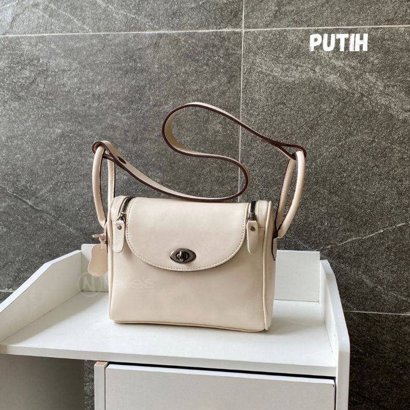 [NAWIES LEATHER] TAS WANITA KULIT ASLI LINDY - LOLLY BAG NAWIES