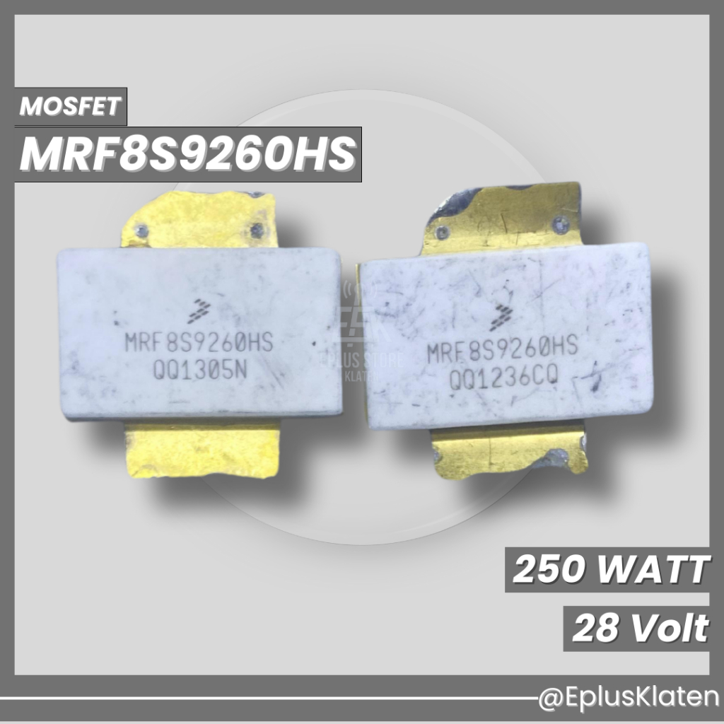 MRF8S9260HS final mosfet boster FM VHF mrf260 TR112