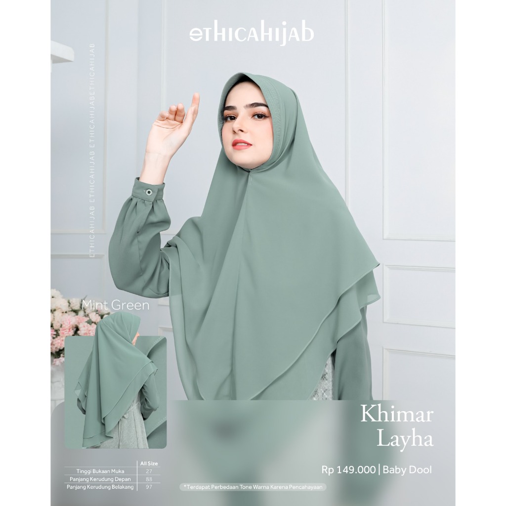 Ethica Sarimbit Royal 10 Mint Green Gamis dan Koko Couple Keluarga Terbaru 2024-4