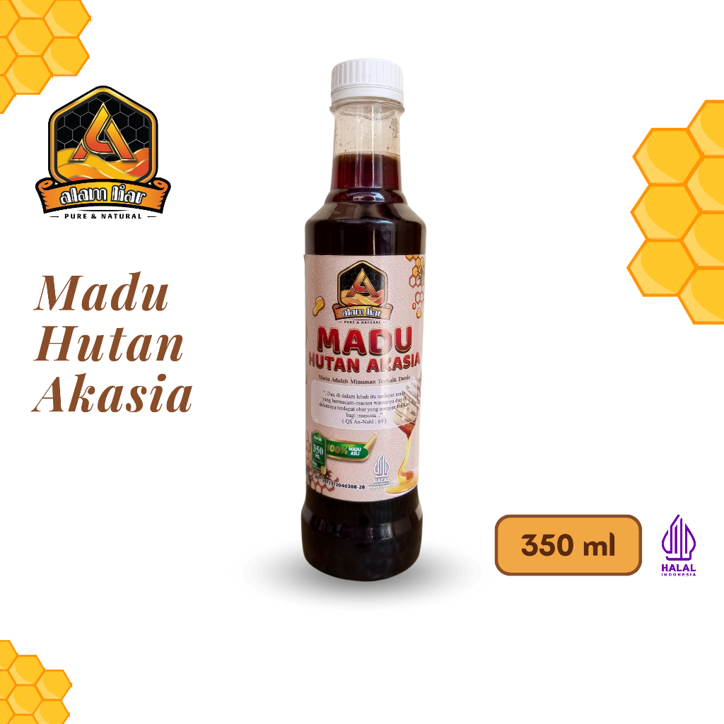 

Madu Hutan Akasia Madu Alam Liar 350 ml