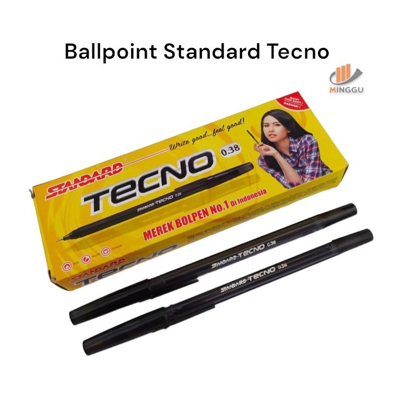 

[ 1 PAK / 12 pcs ] Ballpoint Standard Tecno