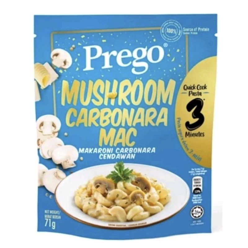 

PREGO Quick Cook Pasta - Mushroom Carbonara Mac 71g