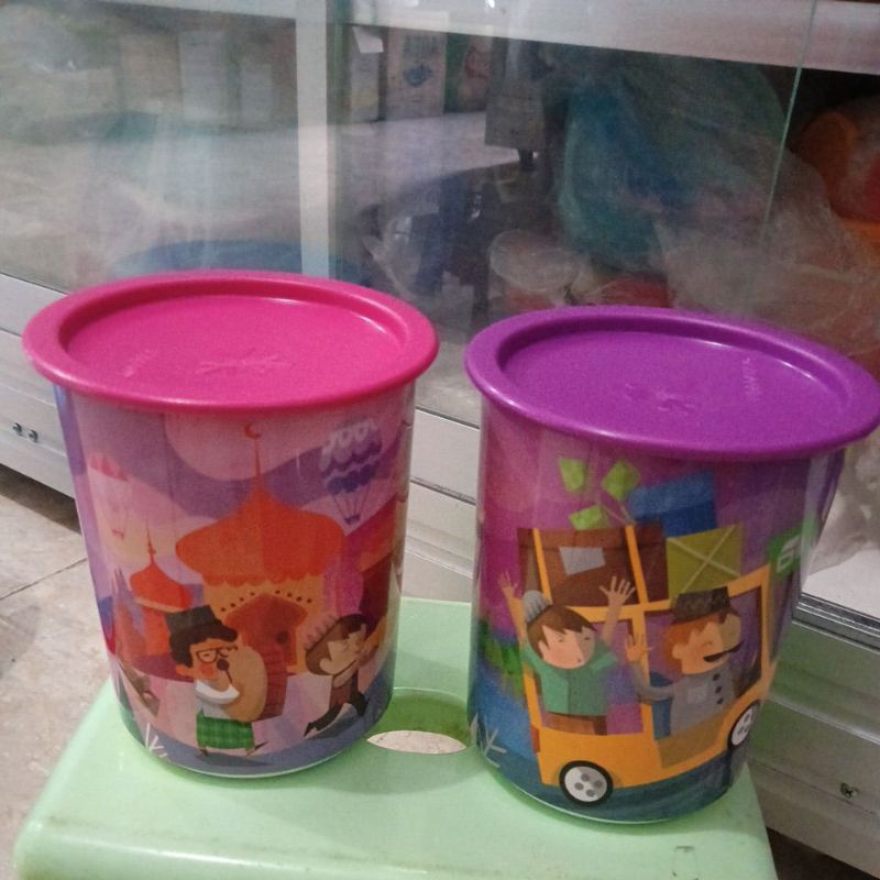 Toples snack dug dug canister Tupperware 1,25 liter eceran 1 pcs