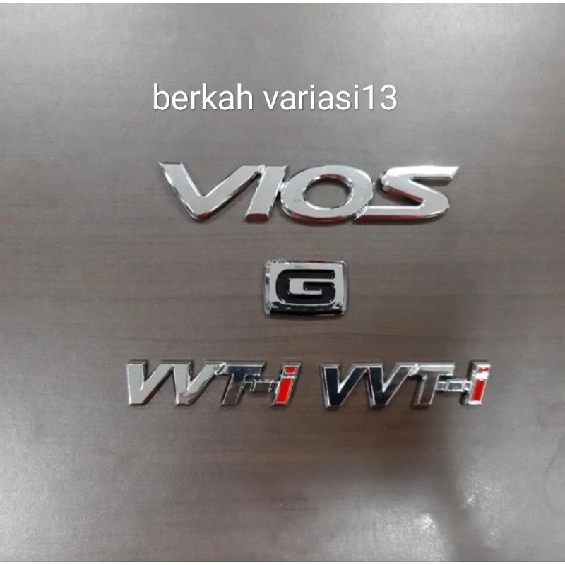 EMBLEM SET Mobil VIOS+VVTI+G