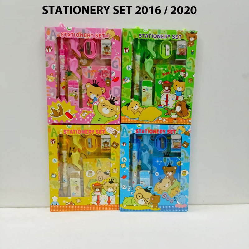 

STATIONERY ALAT TULIS SET KARAKTER LUCU (Kode 2016/2020)