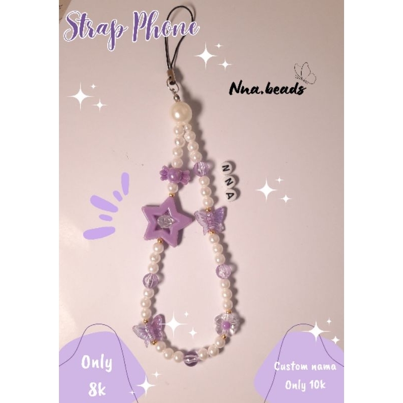 strap phone custom nama