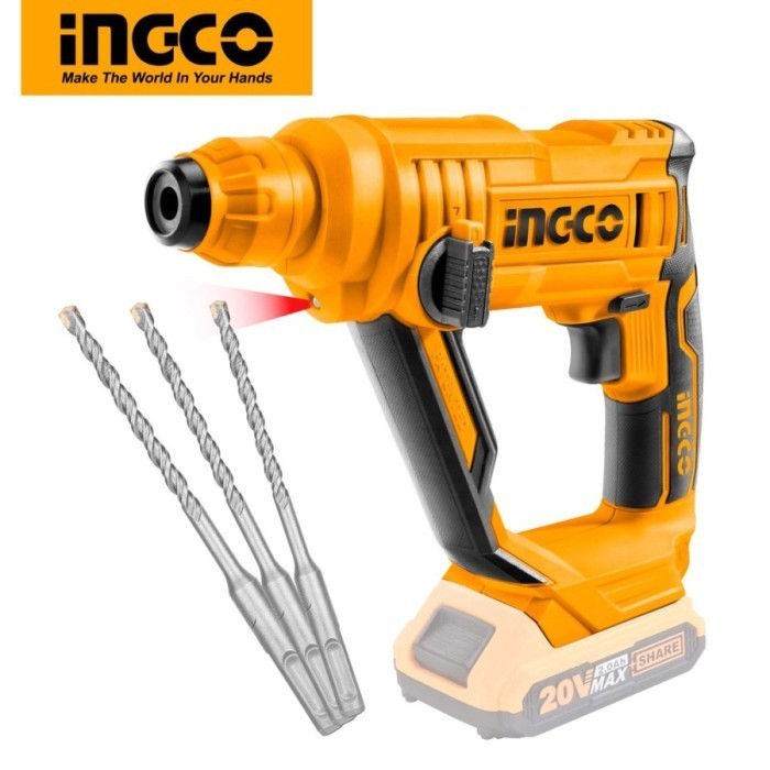 INGCO CRHLI1601 MESIN ROTARY HAMMER CORDLESS 20V BRUSHLESS / BOBOK BOR