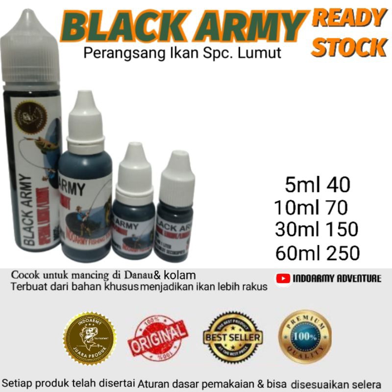 ESSEN BLACK ARMY Essen lumut spesial 5mili