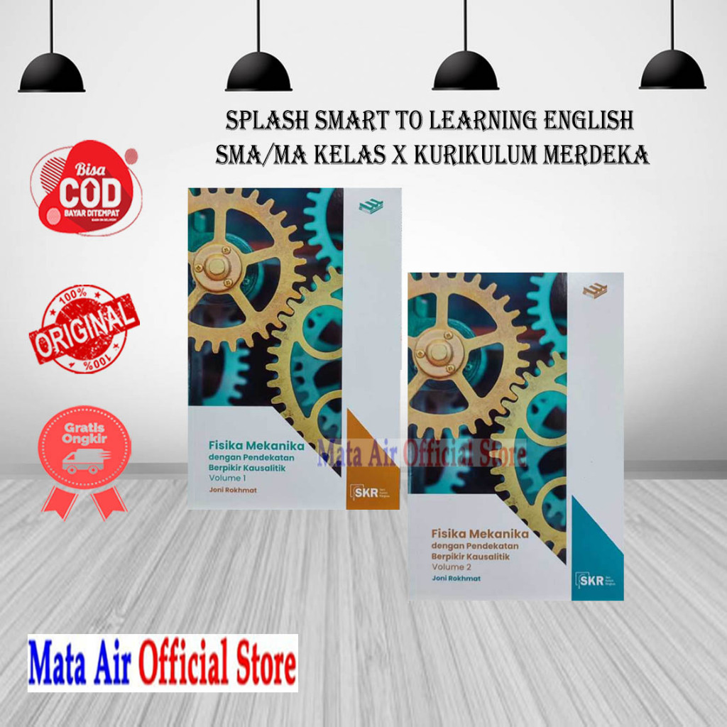 ORIGINAL PAKET SKR : FISIKA MEKANIKA VOL 1 & 2 - JONI ERLANGGA