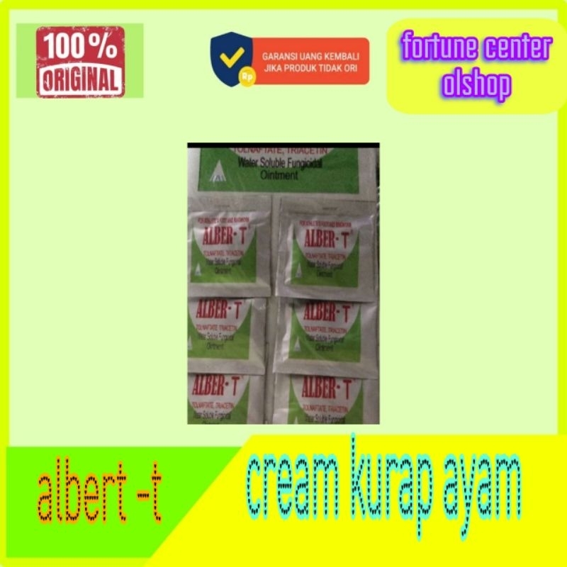 1 SASET ALBERT T MALAYSIA obat ayam kurap salep albert korep jamur