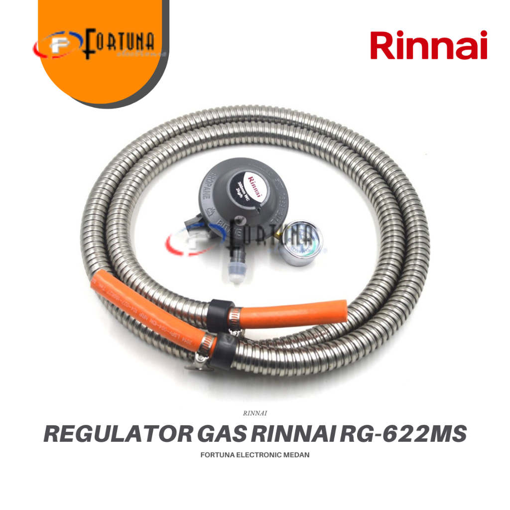 RINNAI GAS REGULATOR KOMPOR RG622MS / RG622-MS (SNI) MEDAN