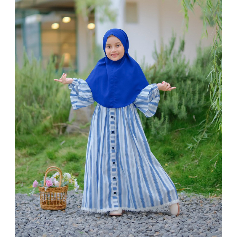 gamis anak perempuan 7 tahun /gamis anak perempuan 8-10 tahun/gamis SHOPIA Dress Rendymuslim