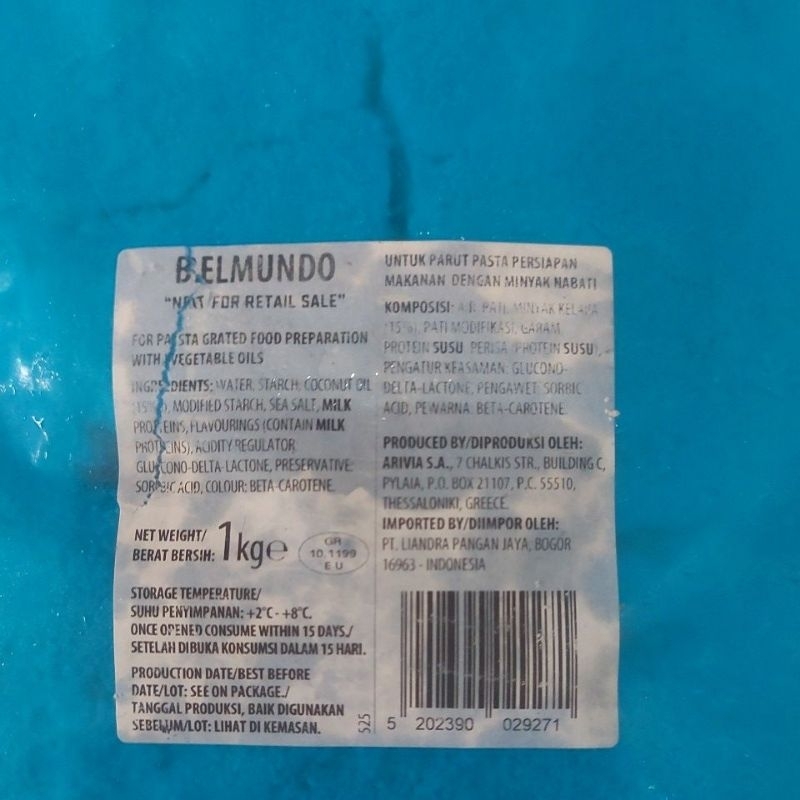 

parmesan belmundo 1 kg premium