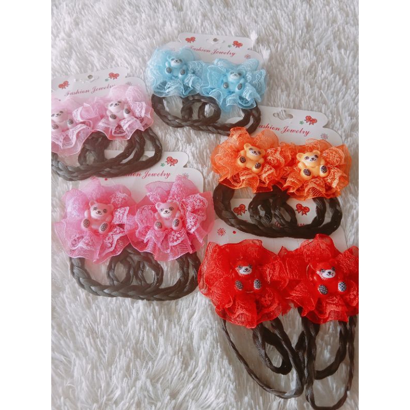 jepit rambut anak / jepit rambut palsu anak / jepit motif rambut palsu anak