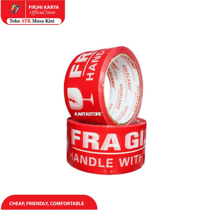 

Lakban Fragile Merah 48mm - Fragile RED A Bodhi Tape