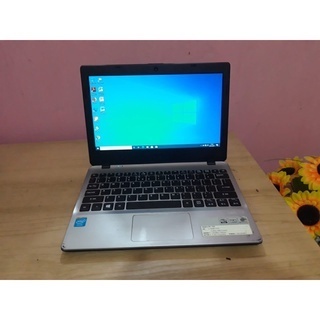 notebook acer v5 132 silver intel celeron 2gb ram 500gb hdd normal siap pakai no minus