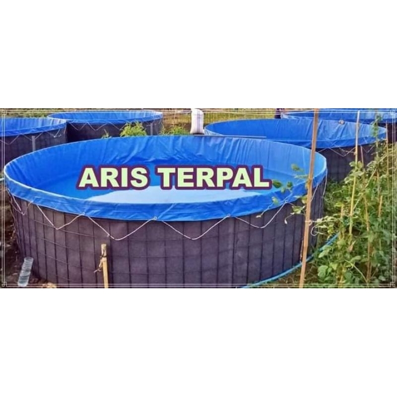 Kolam Terpal Bulat Diameter 3m x Tinggi 70 cm ORCHID (Terpal Saja)