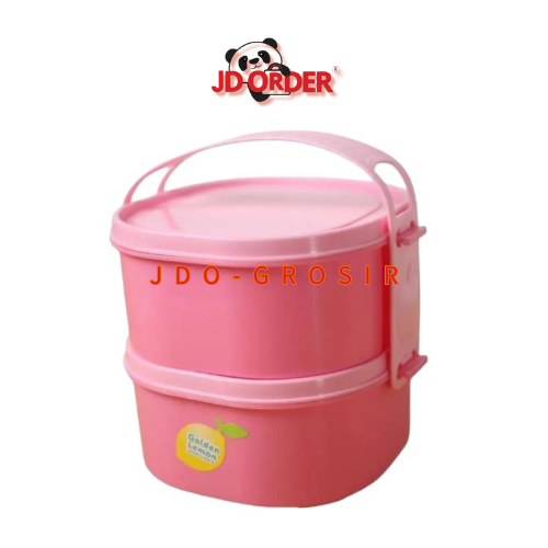 JDO-GR Rantang Piknik 2 Susun Golden Lemon RP-123-2