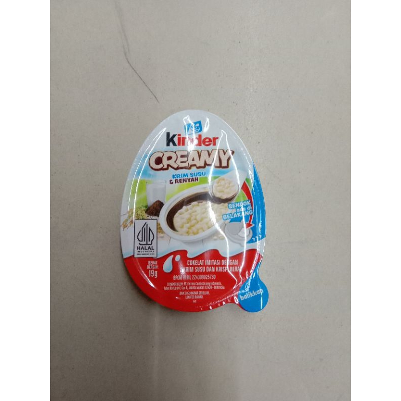 

Kinder Creamy 19g