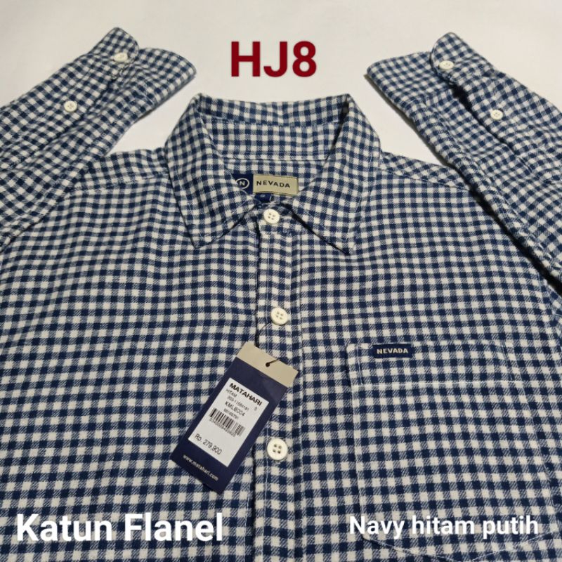 Kemeja Pria Lengan Panjang merek NEVADA Original branded matahari