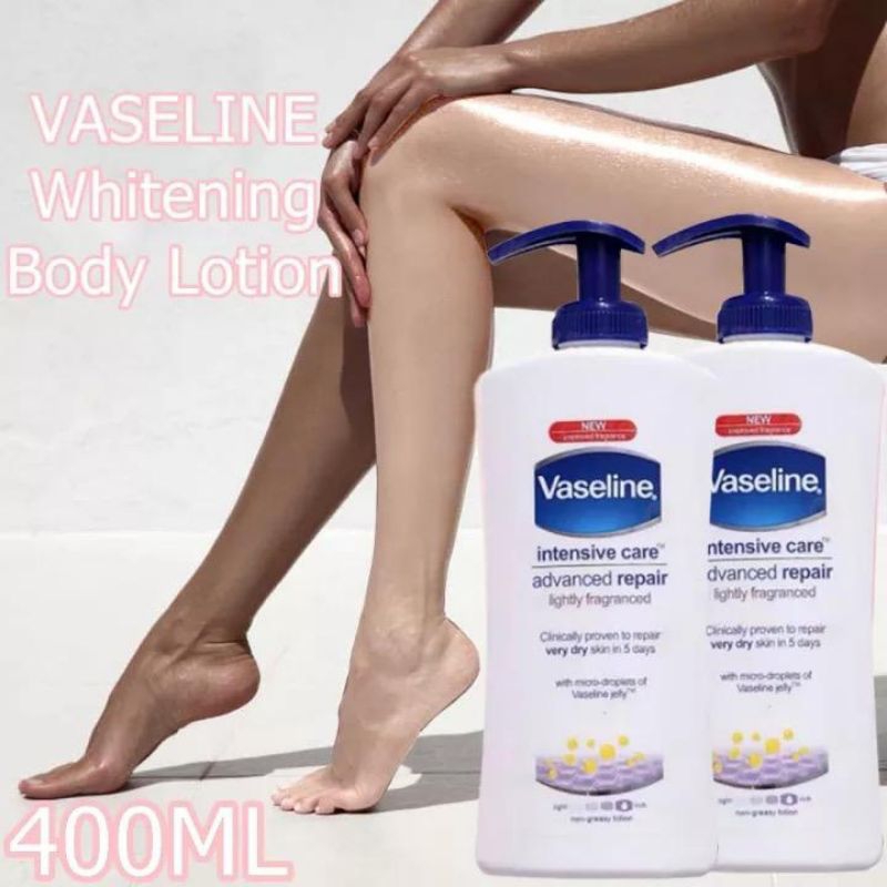 VASELINE Body Lotion intensive care advanced repair | Perbaiki Kulit Kering dalam 5hari 400ML