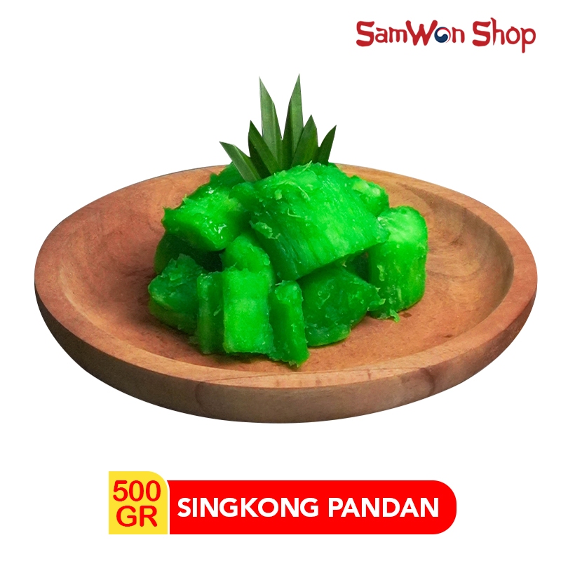 

Singkong PANDAN Mekar 500 GR - Singkong Hjau Wangi Lezat Empuk Banget
