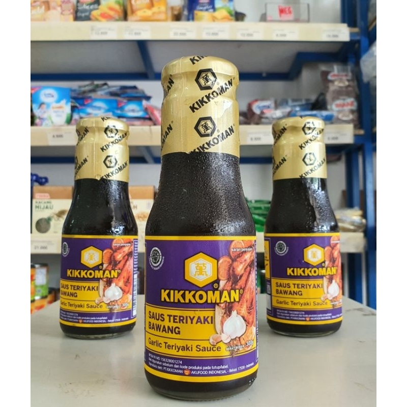 

Kikkoman Garlic Teriyaki Sauce 300Gr / Kikkoman Saus Teriyaki Bawang 300Gr