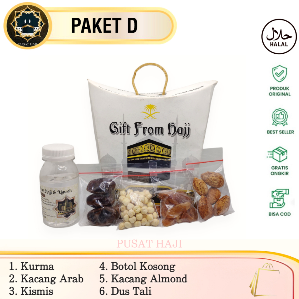 

Paket oleh-oleh haji dan umroh TANPA AIR ZAM-ZAM